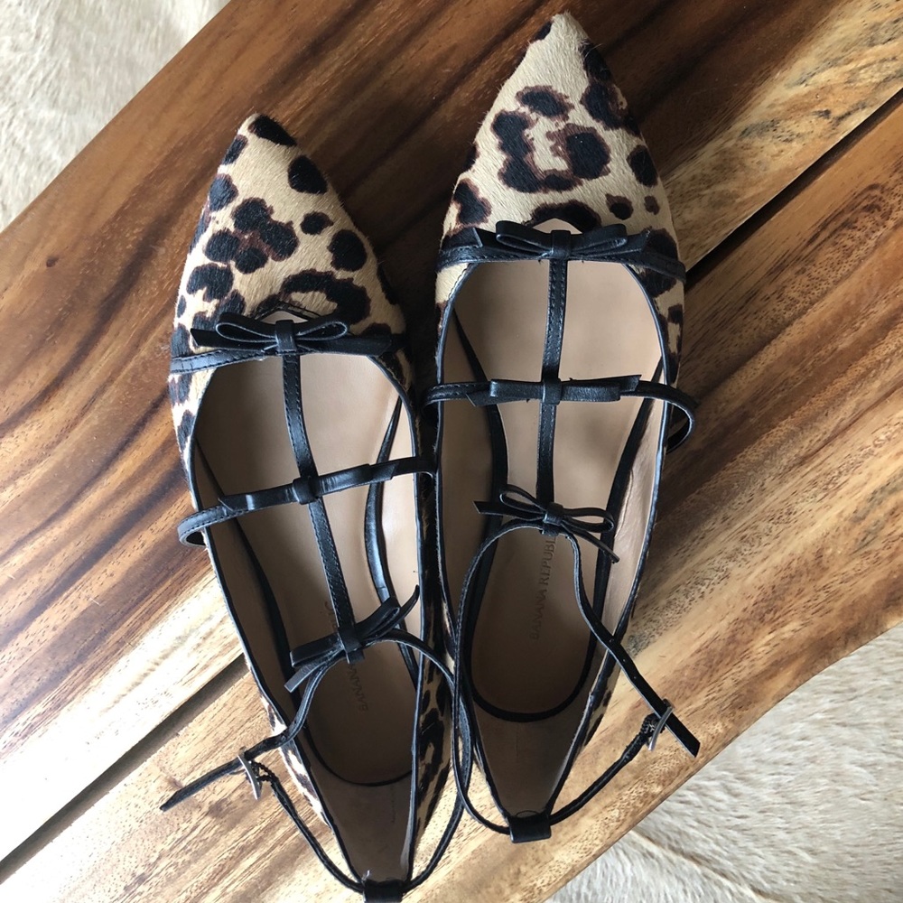 Banana Republic Leopard Print Flats